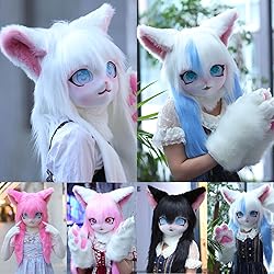 Rolamumu Fursuit kig Animal mask, Anime Style