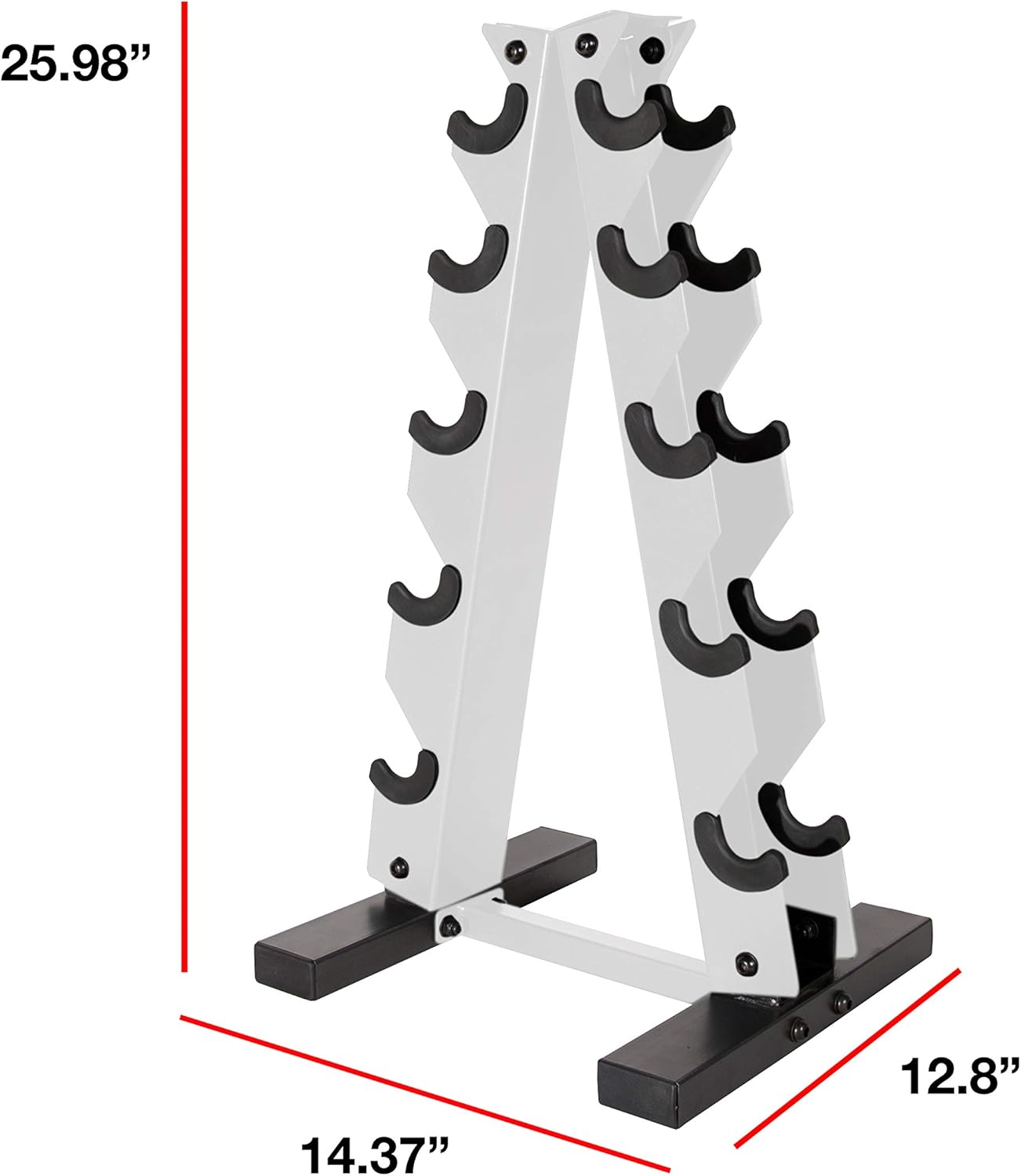 CAP Barbell Metal Dumbbell Stand with Handle | Dumbbell Rack : Sports & Outdoors