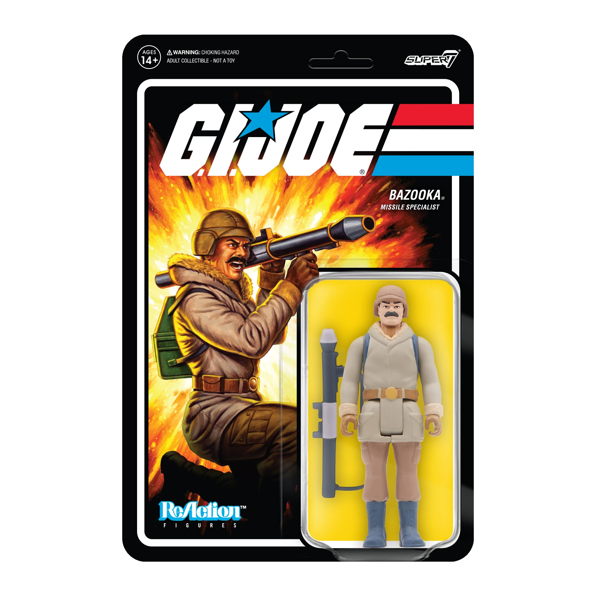 Super7 G.I. Joe Bazooka (Arctic) - 3.75