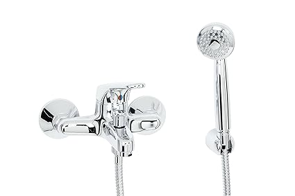 Ideal Standard B1125aa Miscelatore Vasca Esterno Con Doccetta E Flessibile Serie Ceraplan Cromo