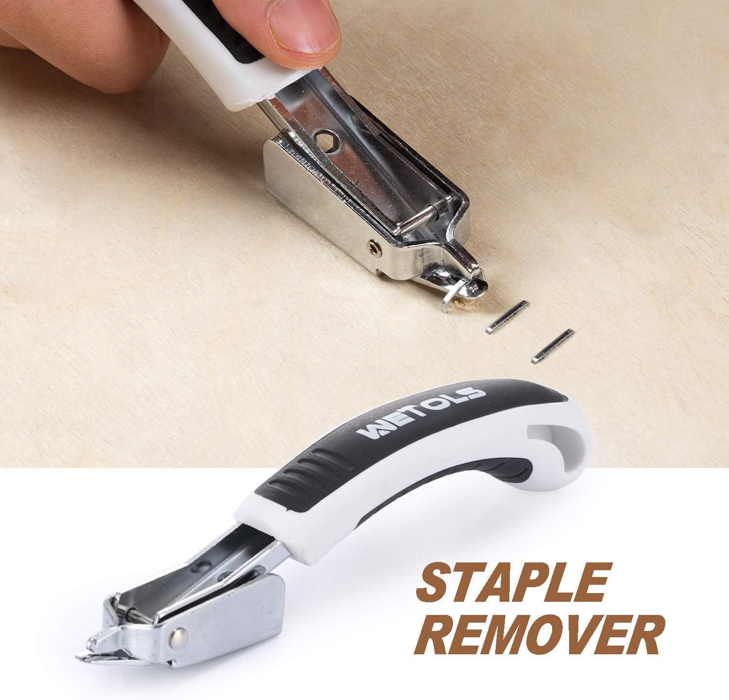 WETOLS Staple Gun with Remover, Heavy Duty Staple Gun, 3 in 1 Manual Nail Gun with 3000 Staples(D, U and T-Type), for Upholstery, Material Repair, Carpentry, Decoration, Furniture, DIY WE-809 : Office Products
