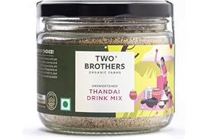 Two Brothers Organic Farms Amorearth Healthy Thandai Drink Mix - Masala Powder, 150 gm