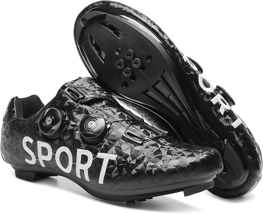 Chaussures Vélo Route Homme – Compatibles Look/SPD-SL, Avec Crampons Delta, Respirantes Et Rigides !