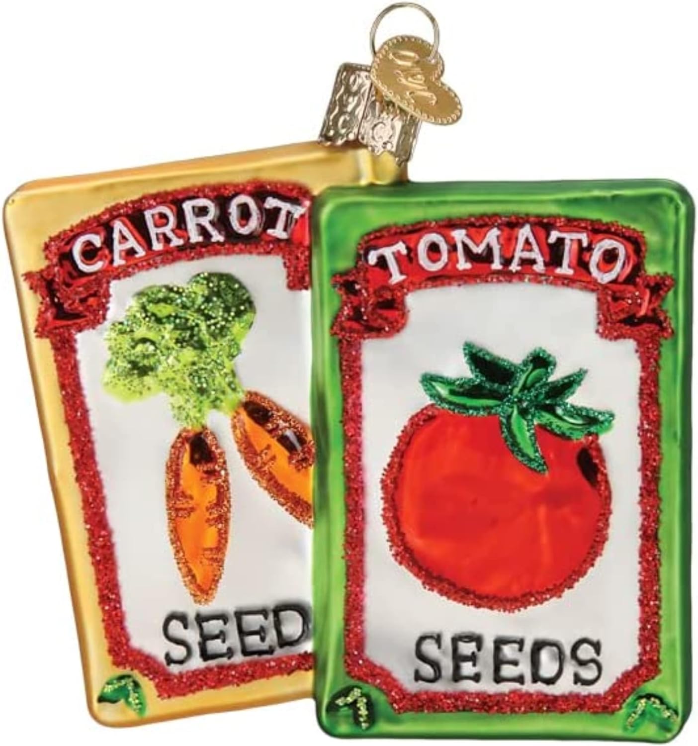 Ornaments - Old World Christmas Garden Seeds Glass Blown Ornament for Christmas Tree