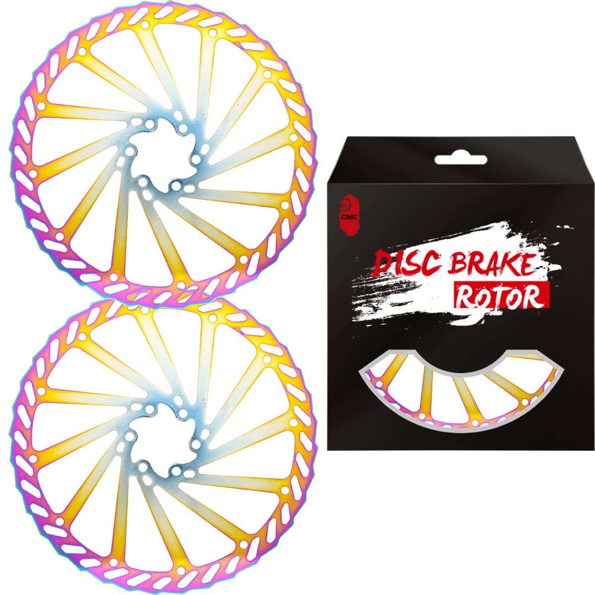 Photo 1 of Chooee 160mm 180mm 203mm Bike Disc Brake Rotor 2PCS MTB Disc Rotor For Mountain Bike.Colour