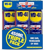 WD-40 Multi Use Lubricant Spray 450ml Triple Pack with Smart Straw