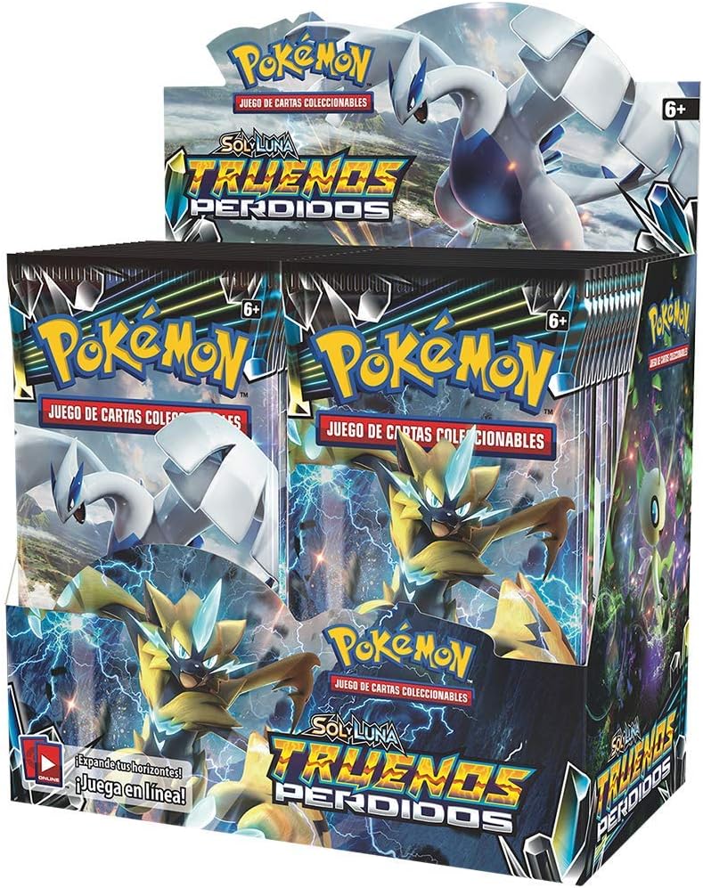 Pokemon JCC - Caja de 36 sobres Sol y Luna: Truenos Perdidos: Amazon.es: Juguetes y juegos