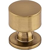 Top Knobs TK821 Lily 1-1/8 Inch Mushroom Cabinet Knob from The Serene Series - Honey Bronze