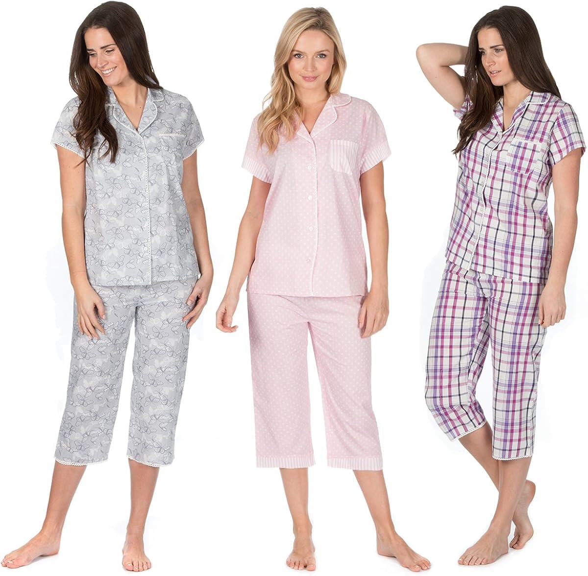 Three Quarter Length Pyjama Bottoms 