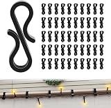 Etopgo 120pcs Mini Gutter Hooks S Clips for String Lights Outdoor view 1