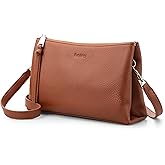 befen Genuine Leather Crossbody Bags for Women, Small RFID Leather Cross Body Purses Shoulder Handbags
