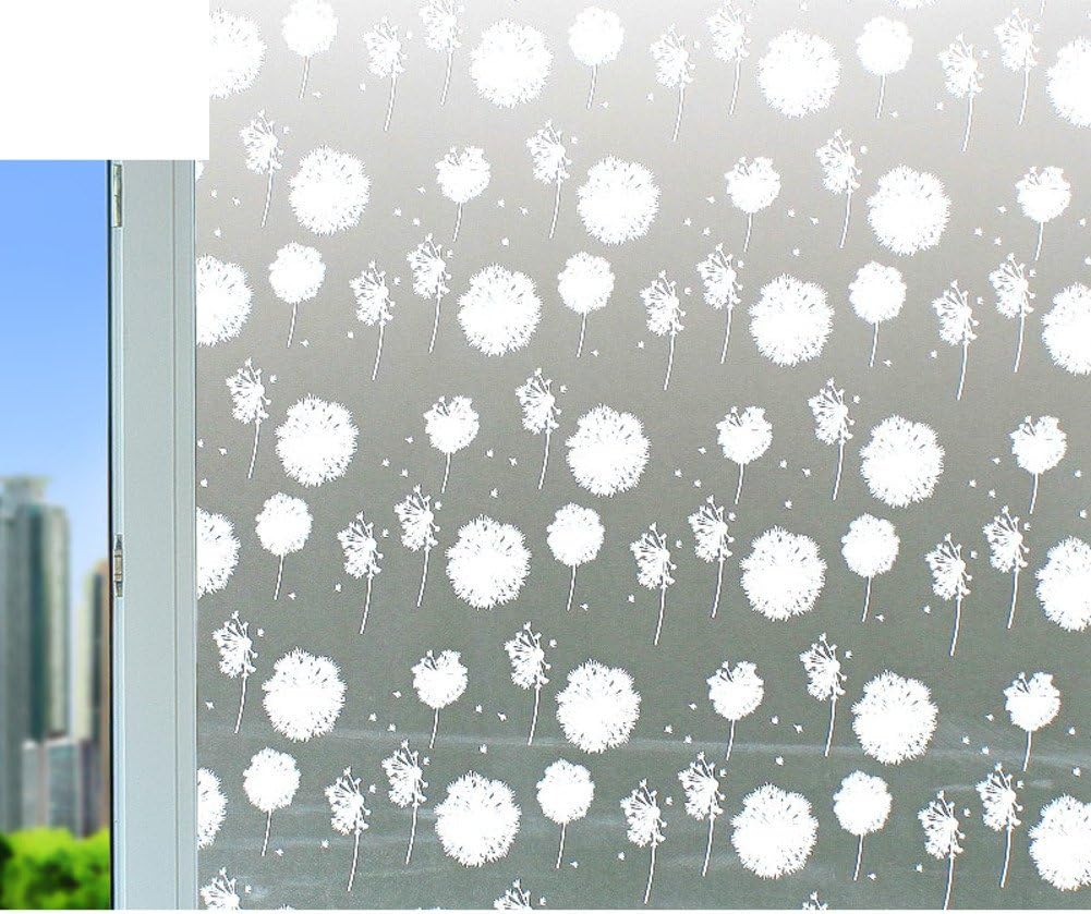 FHDGDVCGDGC Window Glass Stickers,Thickened electrostatic Glass Film Frosted Window Stickers Bedroom Window Paper Bathroom Stickers Insulated Snowflake Wall Sticker-I 60x100cm(24x39inch)