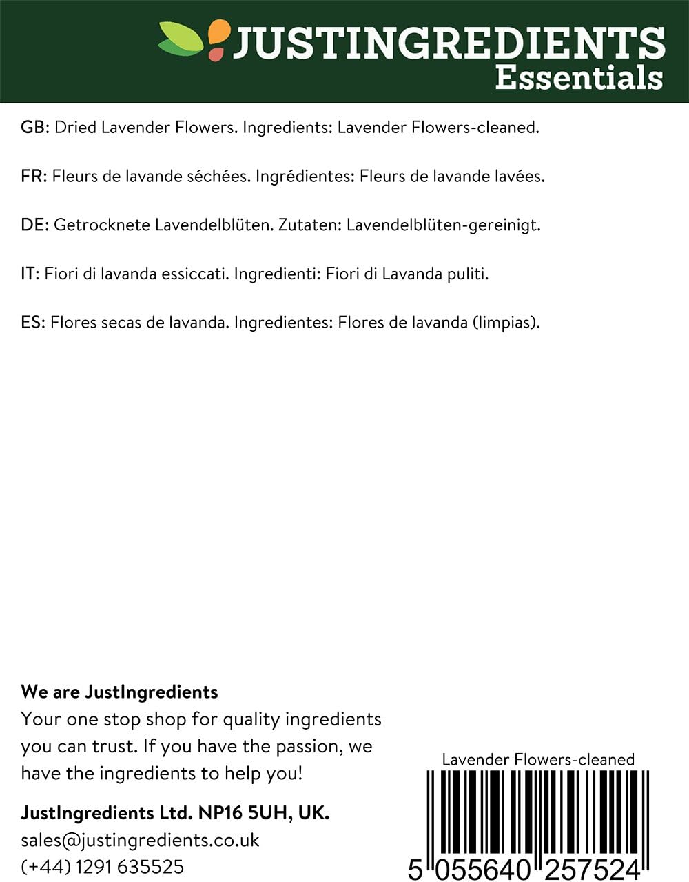 JustIngredients Essentials Lavender Flowers Cleaned 100 g (Pack of 3), 100 g, Pack of 3 - Image 4