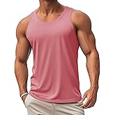 MAGCOMSEN Mens Workout Tank Tops Muscle Athletic Gym Cotton Undershirt Sleeveless Shirts