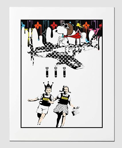 Amazon 人気ストリートアーティスト Chyloe718 Pop Art Canvas キャンバスポップアート フレーム グラフィック インテリア ブランド コラボ Coa証明書付 4 家電 カメラ オンライン通販