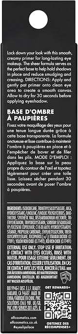e.l.f. Lock It Down Eyeshadow Primer smooth long-lasting base vegan view 6