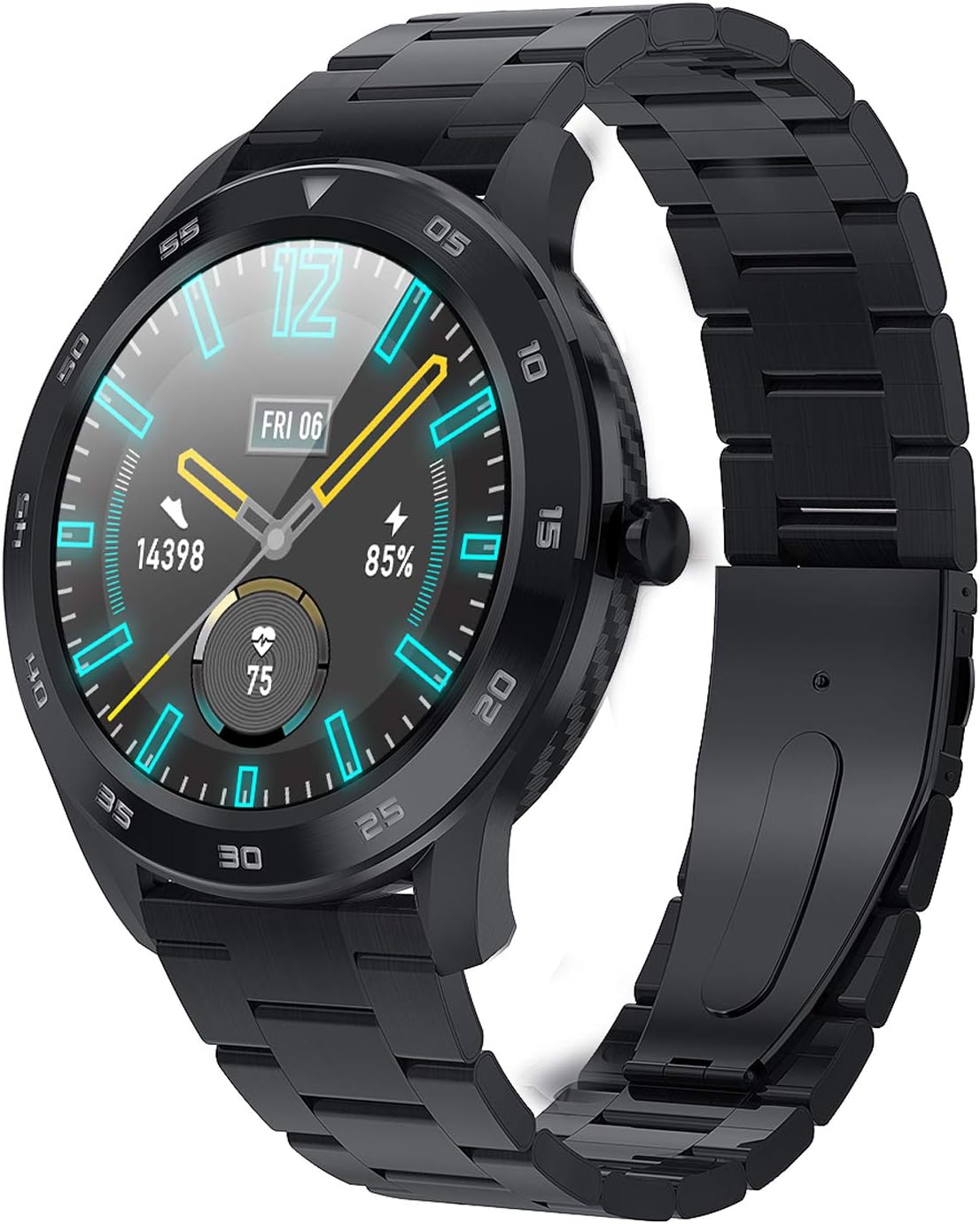 Sports Smartwatch with Bluetooth Calling Music Control Smart Watch for Mens ECG PPG Heart Rate Blood Pressure Oxygen SpO2 Monitor Fitness Activity Tracker Compair for Android iOS Phones