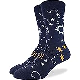 Good Luck Sock Men's Space & NASA Socks, Adult