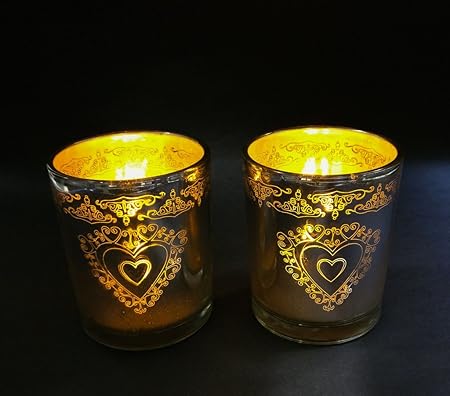 GOYAL Contemporaray Moroccan Tea Light Votive Holders with Tea Light/ Festival / Anniversary / All purpose