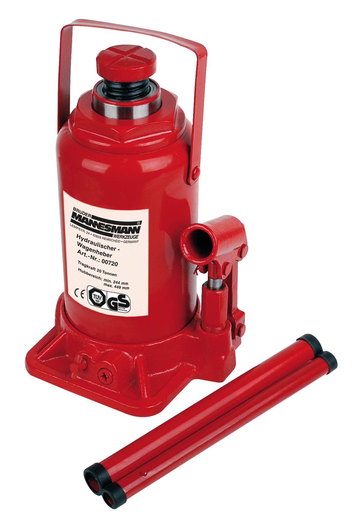 Mannesmann 00720 Hydraulic Car Jack 20 Tons