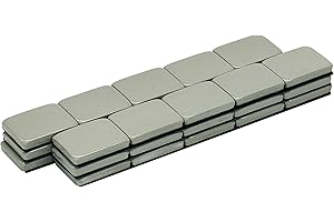 ZERINT 1/2 oz 30 pcs Gray, Wheel Adhesive Stick-on Weight (WW-050RG30)