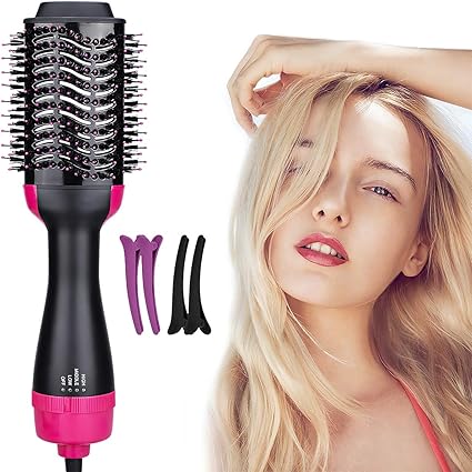 brush and straightener in one