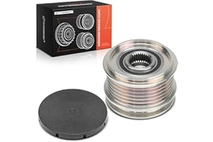 A-Premium Alternator Freewheel Clutch Pulley Compatible with Volkswagen Jetta 1999-2015, Passat 2006-2009 2012-2014, Golf 1999-2006 2010-2014, Beetle, CC, Eos, GTI & Audi A3, TT, 6 Grooves CW