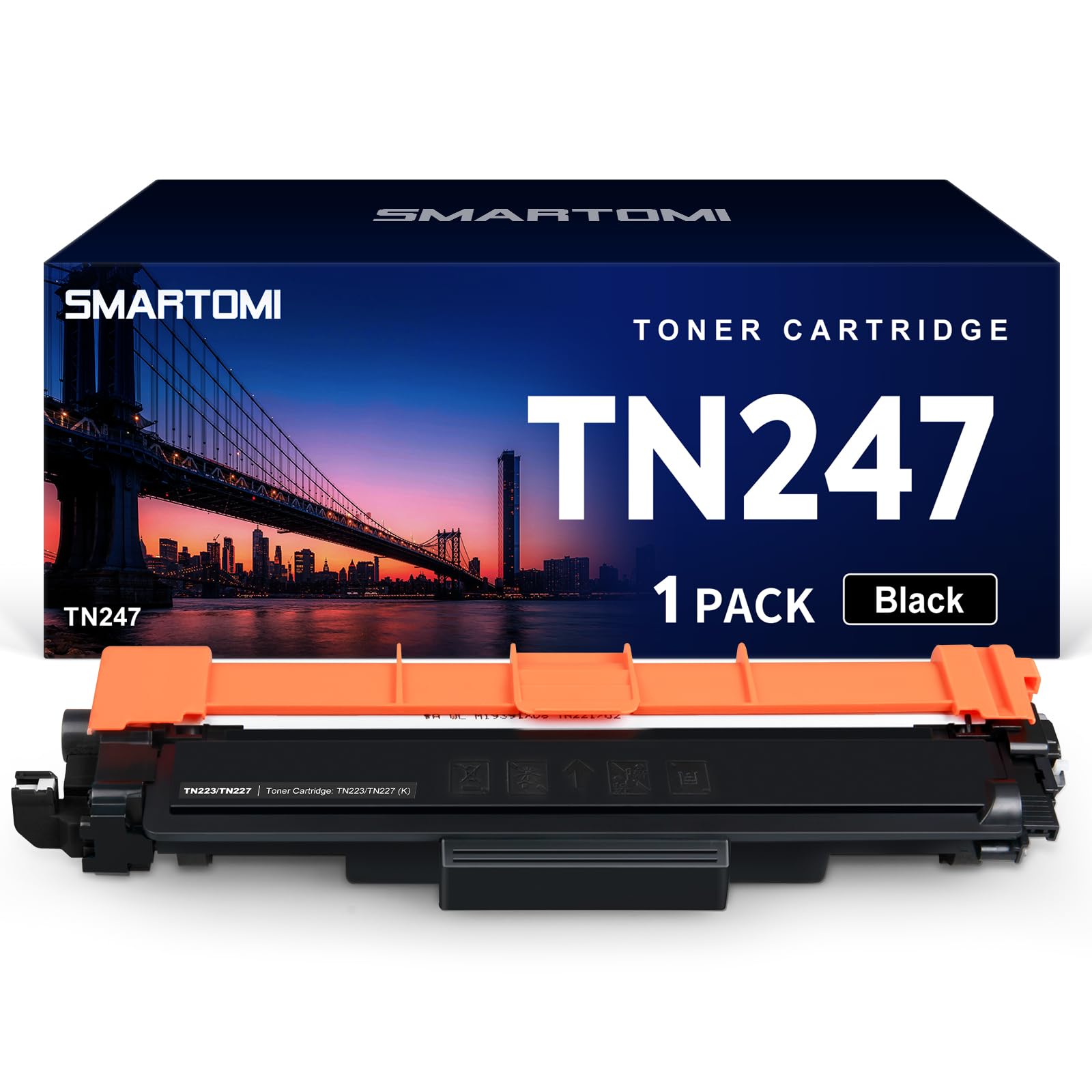 SMARTOMI TN247 TN243 Toner Cartridge Compatible for Brother TN247 TN243 for HL-L3210CW HL-L3230CDW HL-L3270CDW MFC-L3710CW MFC-L3730CDN MFC-L3750CDW MFC-L3770CDW DCP-L3510CDW DCP-L3550CDW