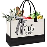 Wansimoo Canvas Tote Bag,Canvas Beach Bag,Tote Bag