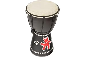 X8 Drums & Percussion MINI-X8 Mini Djembe Drum with X8 Drums Logo