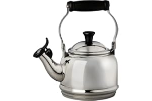 Le Creuset Stainless Steel Demi Tea Kettle, 1.25 qt.