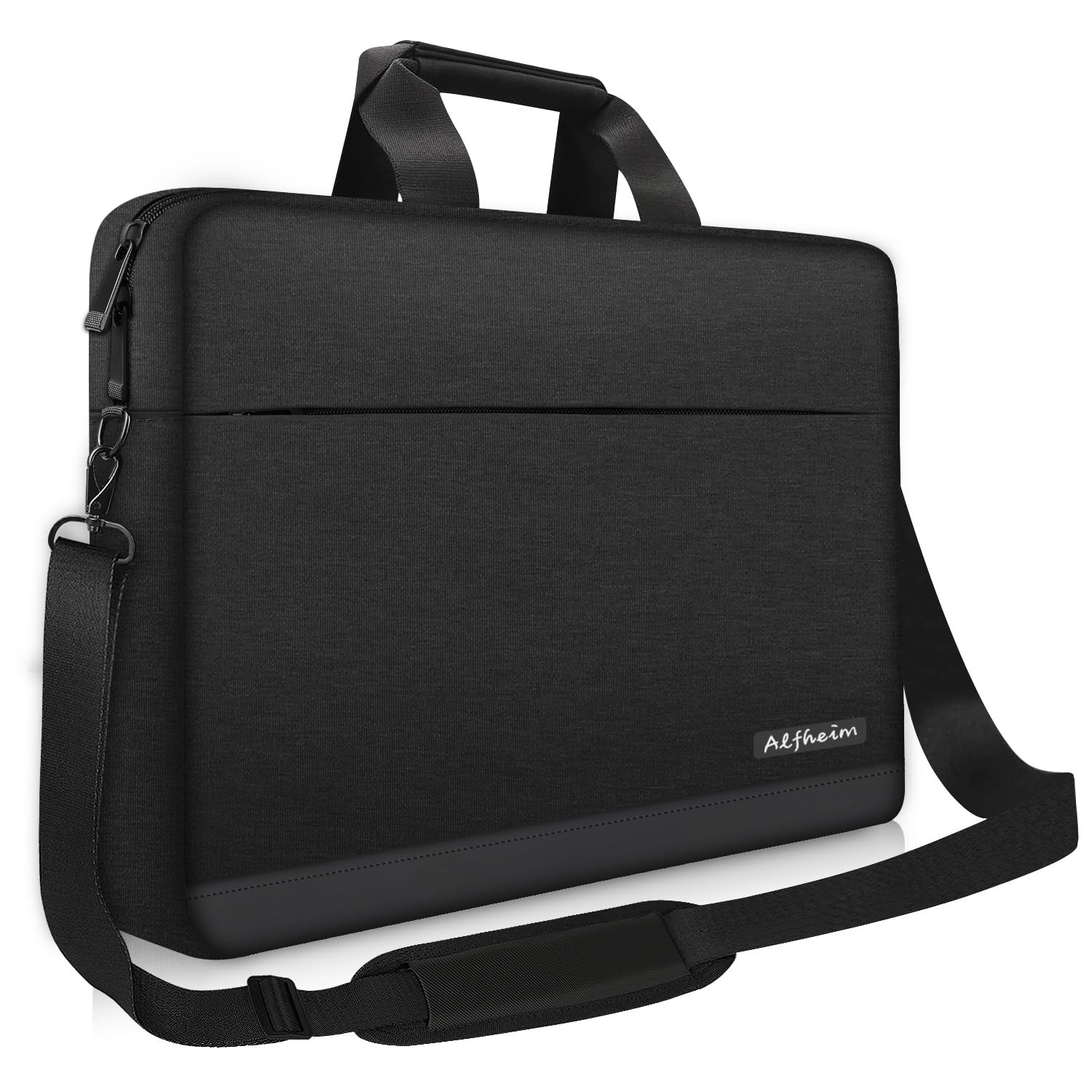 Alfheim Laptop Bag with Shoulder Strap 15/15.6/16 Inch Men Women Lightweight Waterproof Soft Computer Briefcase for Business Work Notebook Ultrabook Compatible with Macbook Air