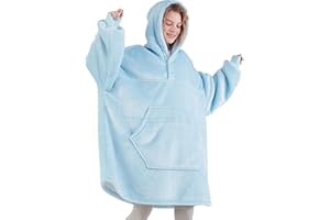 Degrees of Comfort Wearable Blanket Hoodie for Adults Women & Men - Cozy Warm, One Size Fits All