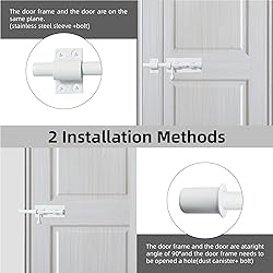 Barrel Bolt Latch, Slide Bolt Gate Latch, 6.3 Inch