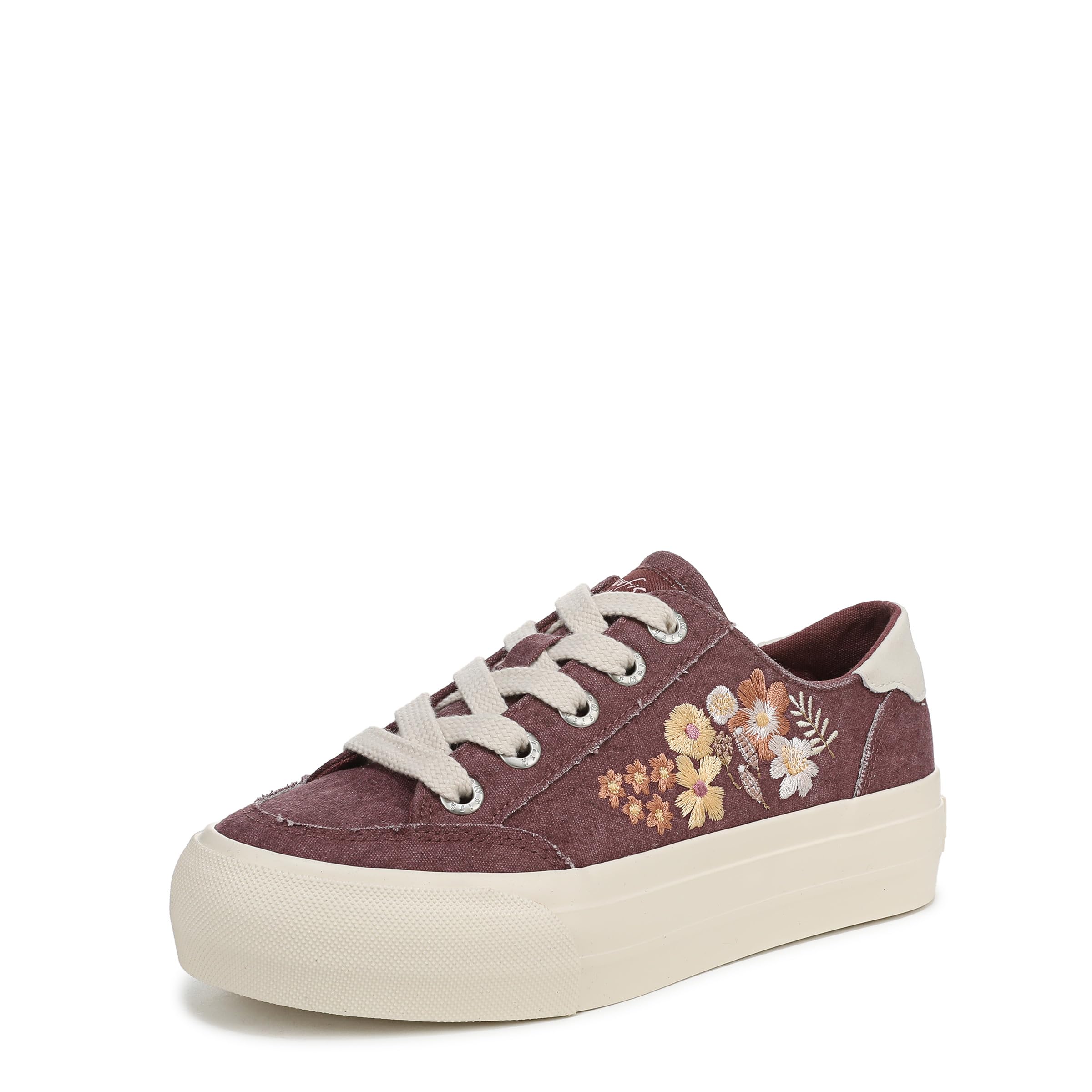 Blowfish Malibu Womens Sadie-Sun 3 Sneaker Deep Red Canvas 8.5 M Image