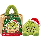 Christmas Giant Dumpling Pillow Cute Plush Slow Reboun Halloween Decor | Christmas Squishy Dumpling Stress Squeeze Slow Rebound Plush Pillow Soft Stretch Decompression Fidget Adults Anxiety Relief