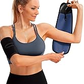 Donason Women's Arm Trimmers 2Pcs Adjustable Sweat Arm Shaper Bands Compression Workout Sleeves Sauna Wraps for Flabby Arms
