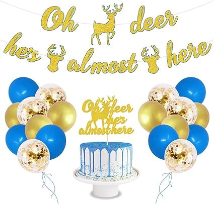 Amazon Com Faisichocalato Deer Baby Boy Shower Banner Oh Deer