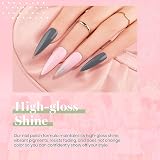 Beetles Gel Polish Bridesmaid Beauty 6-Color Nude Gray Pink Set 683-688 view 6