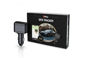 PAJ GPS USB GPS Finder 4G- mini GPS Tracker for Cars, Vehicles and Trucks- direct connection via 12V cigarette lighter- GPS Vehicle Tracker & USB Charger- worldwide real Time Tracking via App & Alarms