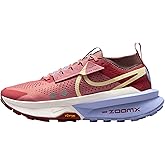 Nike Zegama 2 Women's Trail Running Shoes (FD5191-600, Red Stardust/Mars Stone/Lilac Ice/Alabaster) Size 6.5
