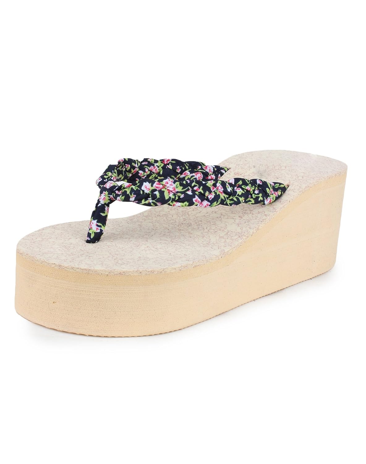 appe women black synthetic casual wedges::appe-0045black