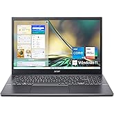 acer Aspire 5 Slim Laptop, 15.6"" Full HD IPS Display, 12th Gen Intel Core i5-12450H, 16GB DDR4, 512GB NVMe SSD, Intel Wirele