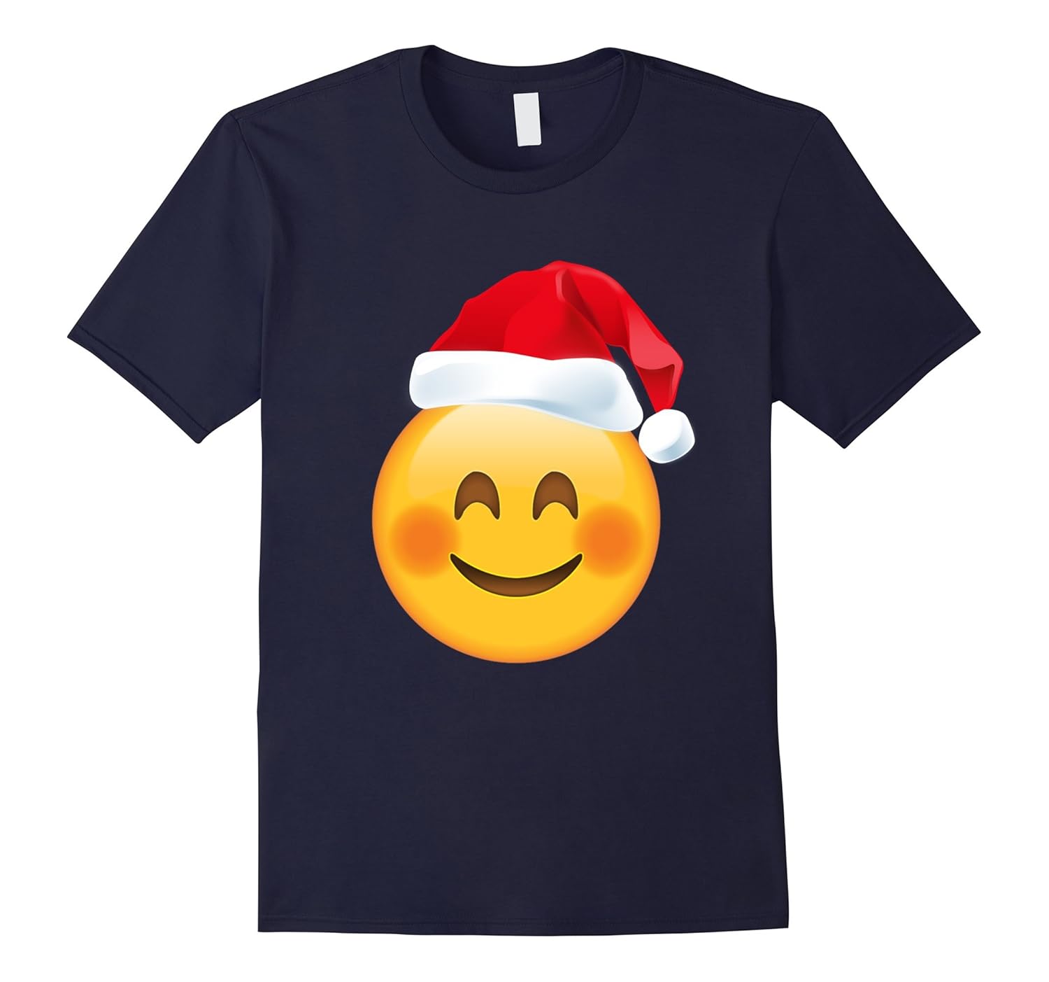 Happy Face Tee Christmas Emoji T Shirt Xmas Adults And Kids-ANZ