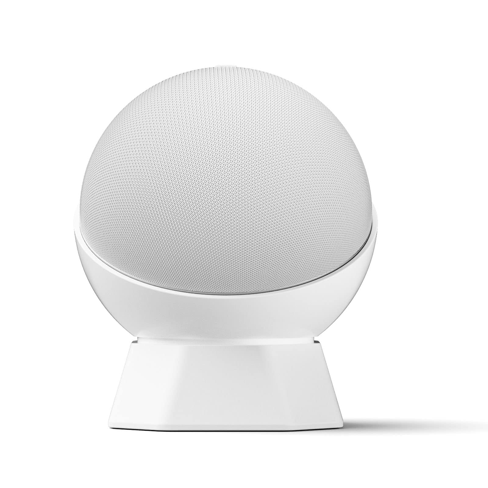 Table Stand for Dot 4th Dot 5th Generation, Table Stand Holder Desktop Holder Mount for Speak Smart Speaker Stand Silicone Tabletop Speaker Base Mount, White