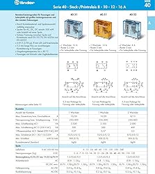 FINDER 40.52.7.024.0000 Plug-in Relay, 8 AMP, Agni