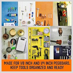 HORUSDY 150-Piece Pegboard Hooks