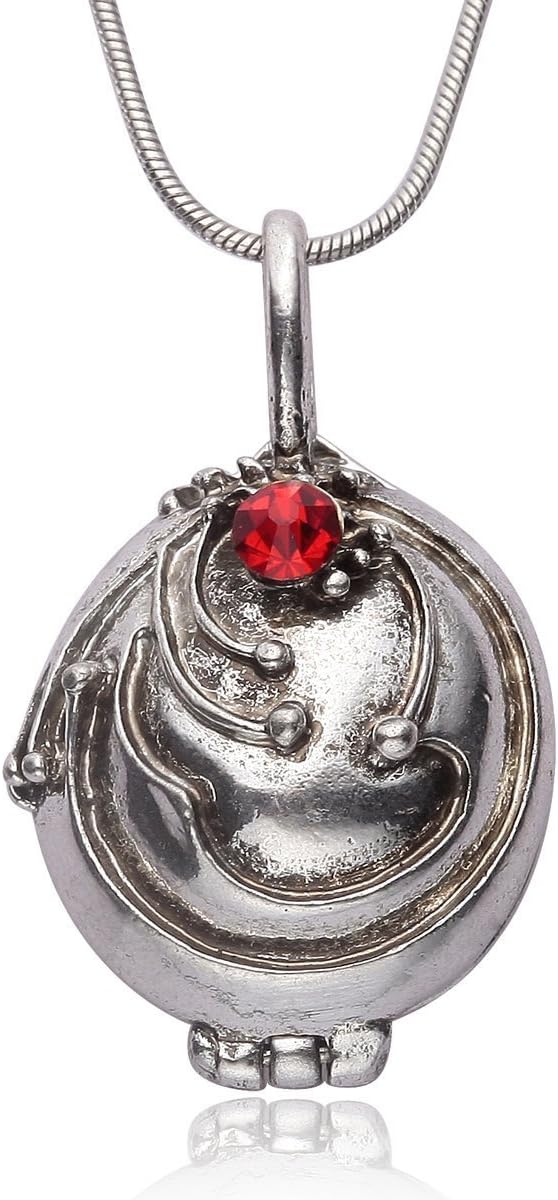 Amazon Com The Vampire Diaries Elena Gilbert Opening Vervain Locket Pendant Necklace Arts Crafts Sewing