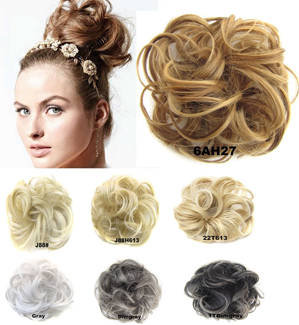 Amazon Com Fiber Hair Donut Bun Hair Extension Chignon Hairpiece