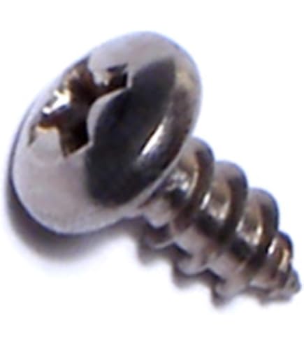 12 X 2-1/2 Phillips Flat Head Sheet Metal Screws 18-8 Stainless